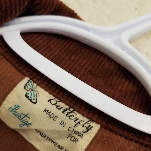 Vintage Butterfly Corduroy Jacket - Picture 5 of 6